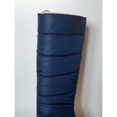 Pre-owned Pedro Garcia Cloth Boots In Blue