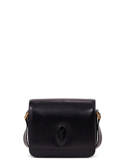 Shop Saint Laurent Shoulder Bag 'new Besace Small' Black