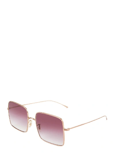 Shop Oliver Peoples Sunglasses 'rassine' Red Gold/ Pink