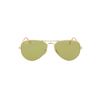 Shop Ray Ban Sunglasses 3025 Sole In Green