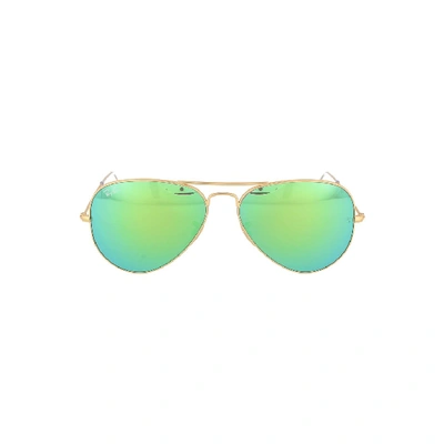 Shop Ray Ban Sunglasses 3025 Sole In Green