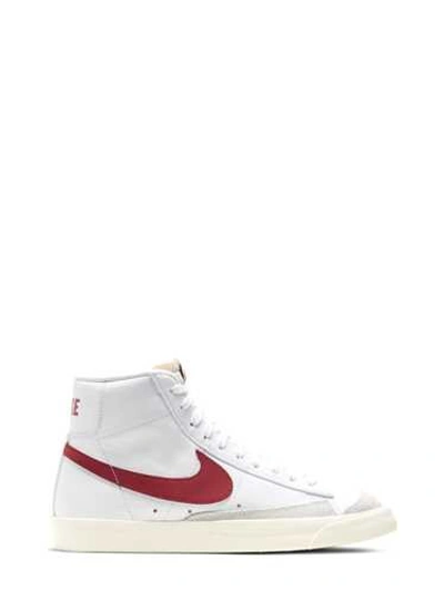 Shop Nike High 'blazer Mid 77' Vintage White Worn Sneakers