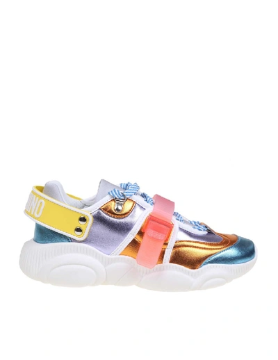 Shop Moschino Teddy Sneakers In Multicolor