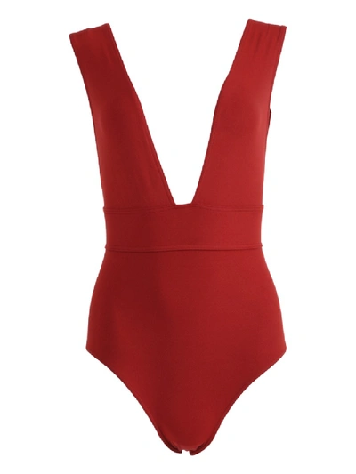 Shop Eres Ginger Sophisticated One-piece In Red