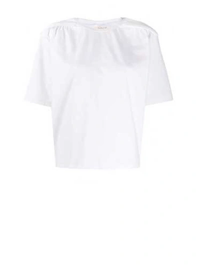 Shop Remain T-shirt With Shoulder Seam In White