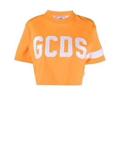Shop Gcds Orange Crop T-shirt