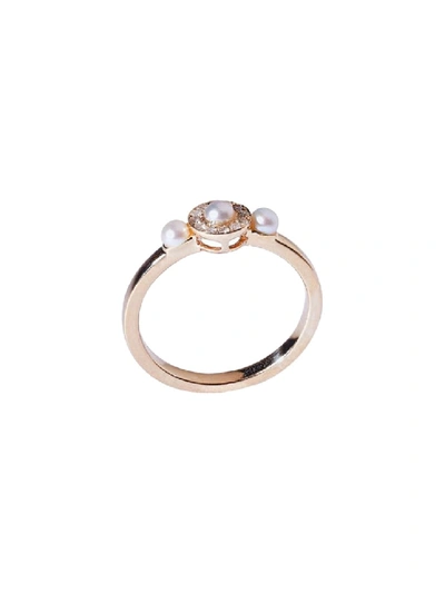 Shop Anissa Kermiche 14k Yellow Gold Mignonne Ring In Not Applicable