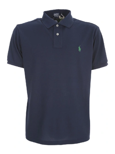 Shop Polo Ralph Lauren Polo Earth S/s Recycled Mesh In Blue
