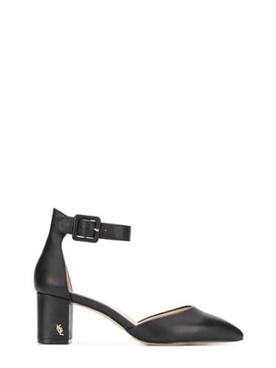 Shop Kurt Geiger Black Leather 'burlington' Sandals