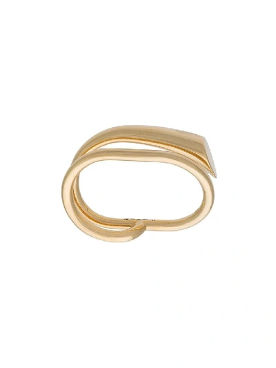 Shop Charlotte Chesnais Gold-tone Yeo Ring