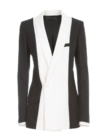 Shop Haider Ackermann Bondi Jacket Long Double Breasted In Black