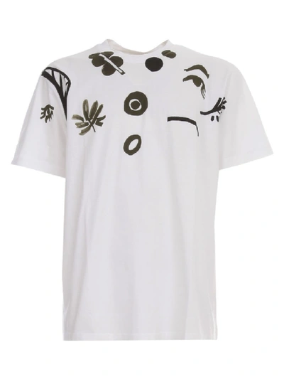 Shop Marni Cotton Jersey Tshirt S/s In White