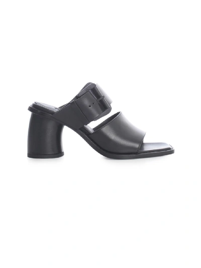 Shop Ann Demeulemeester Sandals W/crossed Lace In Black