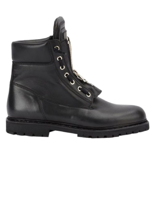 balmain combat boots