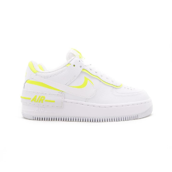 air force 1 shadow neon leather sneakers