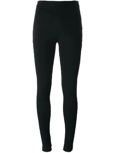 Shop Givenchy Embroidered Star Leggings In Black