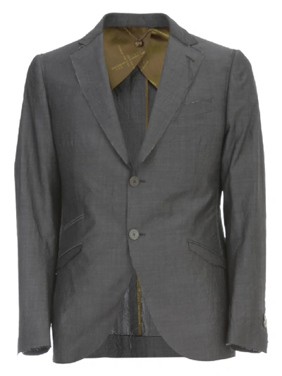 Shop Maurizio Miri Wool Jacket In Grey