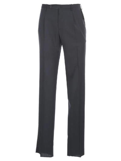 Shop Incotex Cotton Slim Fit Pants In Blue