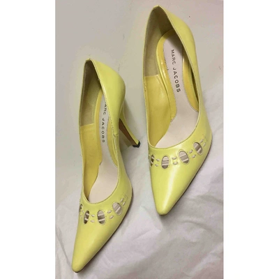 Pre-owned Marc Jacobs Leather Heels In Yellow