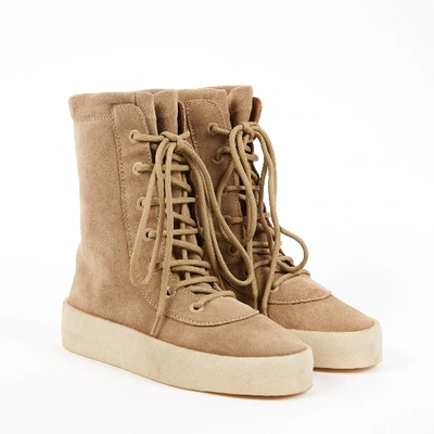 Pre-owned Yeezy Snow Ankle Boots In Brown