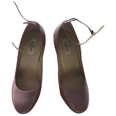 Pre-owned Valentino Garavani Tango Patent Leather Heels In Pink