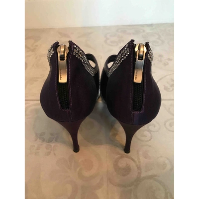 Pre-owned Suecomma Bonnie Glitter Heels In Purple