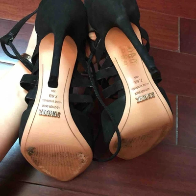 Pre-owned Schutz Sandals In Black