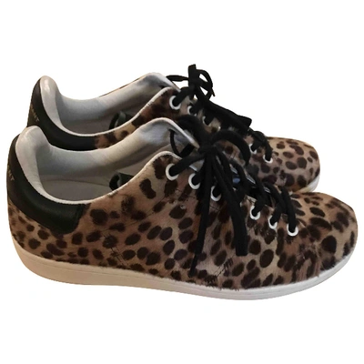 Pre-owned Isabel Marant Bart Pony-style Calfskin Trainers In Other