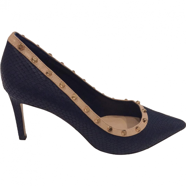dune navy pumps