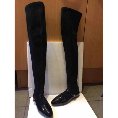 Pre-owned Stella Luna Boots In Black