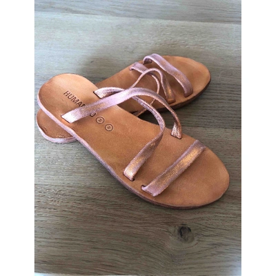 Pre-owned Humanoid Pink Leather Sandals