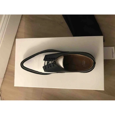 Pre-owned Givenchy Leather Lace Ups In Black