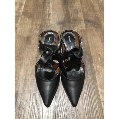 Pre-owned Proenza Schouler Black Leather Sandals