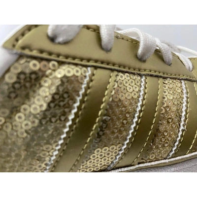 Pre-owned Adidas Originals Gold Glitter Trainers | ModeSens