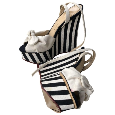 Pre-owned Charlotte Olympia Cloth Heels