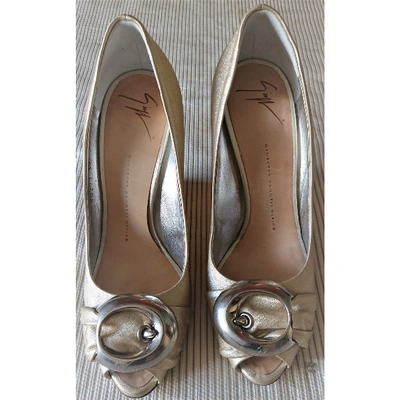 Pre-owned Giuseppe Zanotti Leather Heels In Beige