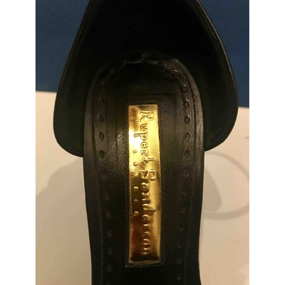 Pre-owned Rupert Sanderson Leather Sandals In Black