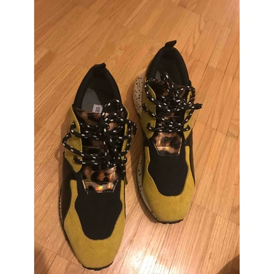 Pre-owned Steve Madden Leather Trainers In Multicolour