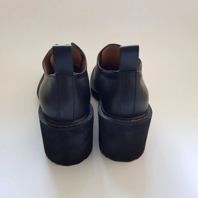 Pre-owned Jil Sander Leather Ankle Boots In Black