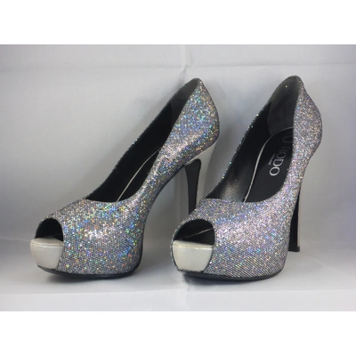 Pre-owned Rodo Silver Leather Heels
