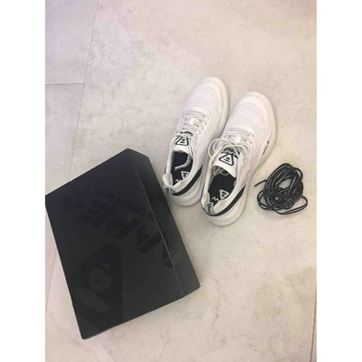 Pre-owned A Bathing Ape White Cloth Trainers