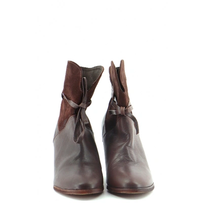 Pre-owned Comptoir Des Cotonniers Leather Boots In Brown
