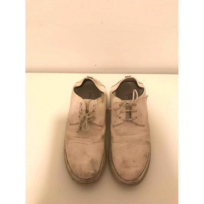 Pre-owned Marsèll White Leather Trainers