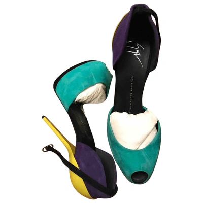 Pre-owned Giuseppe Zanotti Sandals In Multicolour