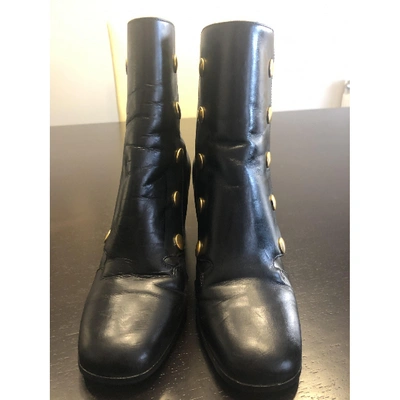 Pre-owned Mulberry Black Leather Boots