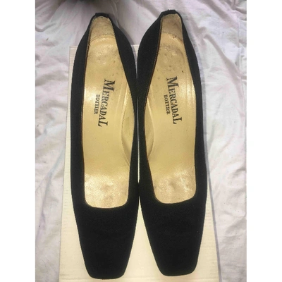 Pre-owned Atelier Mercadal Cloth Heels In Black