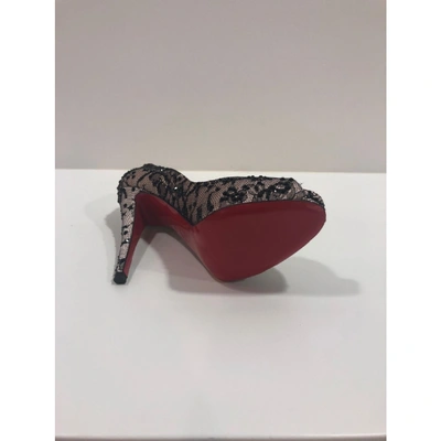 Pre-owned Christian Louboutin Very Privã© Leather Heels In Multicolour