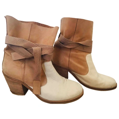 Pre-owned Humanoid Beige Leather Boots