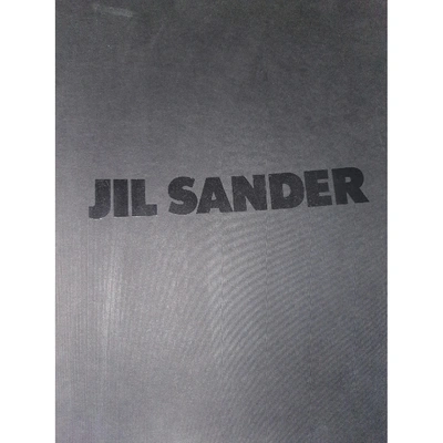 Pre-owned Jil Sander Black Leather Boots