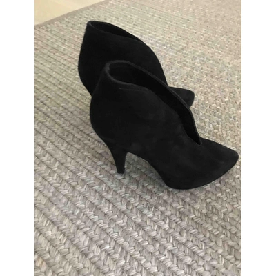 Pre-owned Ash Ankle Boots In Black